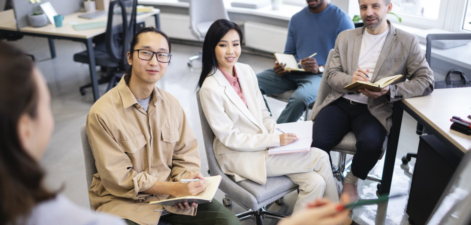 Leadership team reviewing corporate reputation during capital raising and an issue response plan